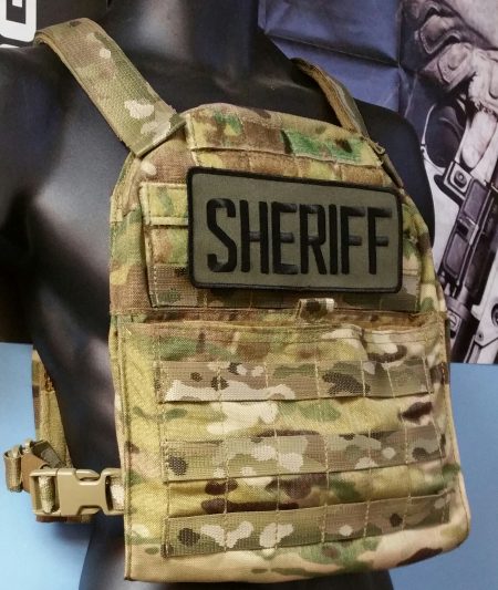 3x7 Sheriff Subdued Patch (Velcro backed) - RPS Tactical